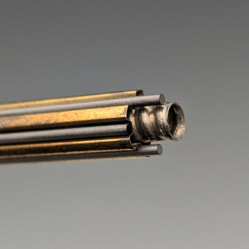 British Vintage Yard O' Red Rolled Gold Propelled Pencil in Case